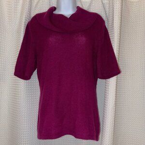 Jones New York Collection 100% Cashmere Sweater – Size M – Fuchsia Purple